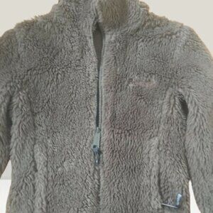 BENCH BROWN TEDDY FITTED COAT/ JACKET SIZE XS